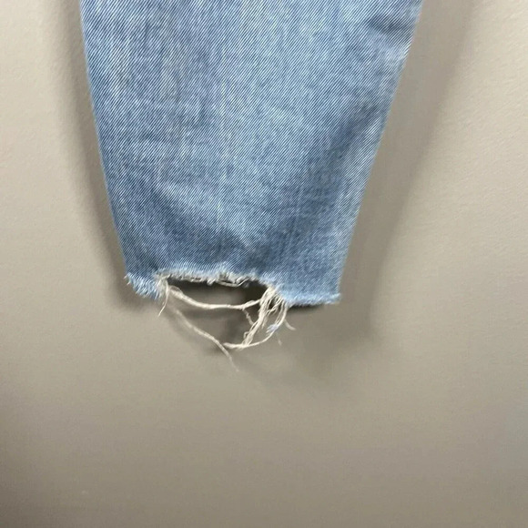 IRO Genn Blue Distressed Silver Detailing Chain Jeans Womens Size 27 ($325) - Picture 12 of 16